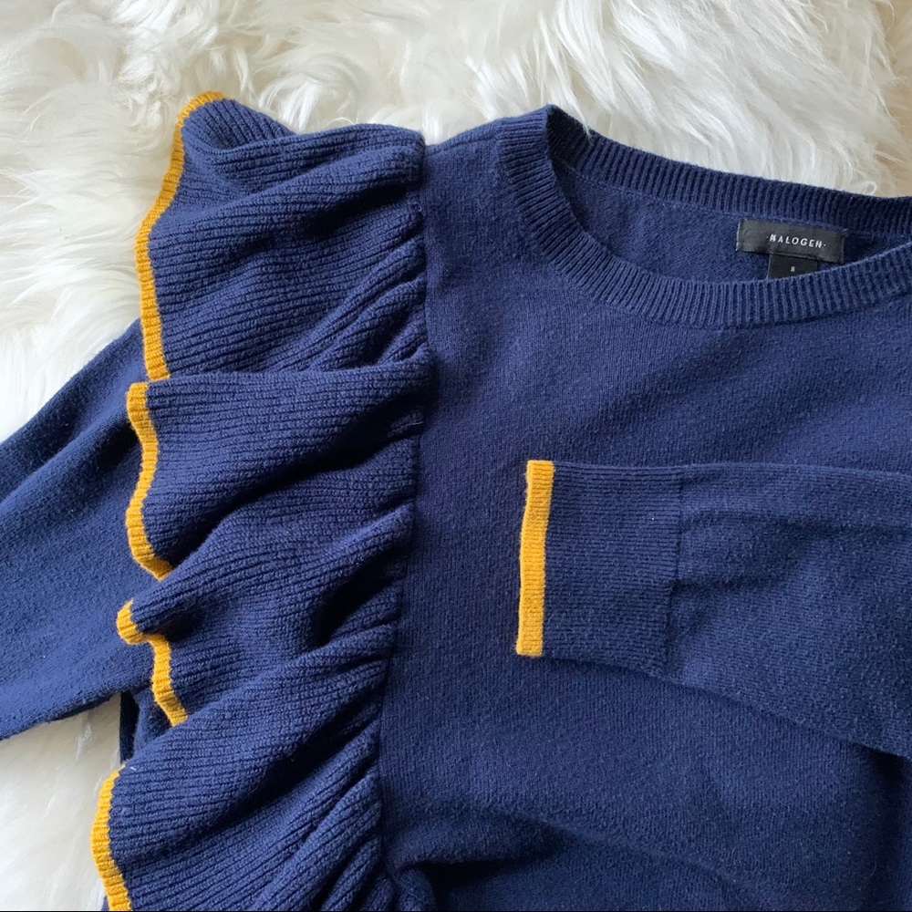 Halogen | Ruffle Sweater - Picture 4 of 6